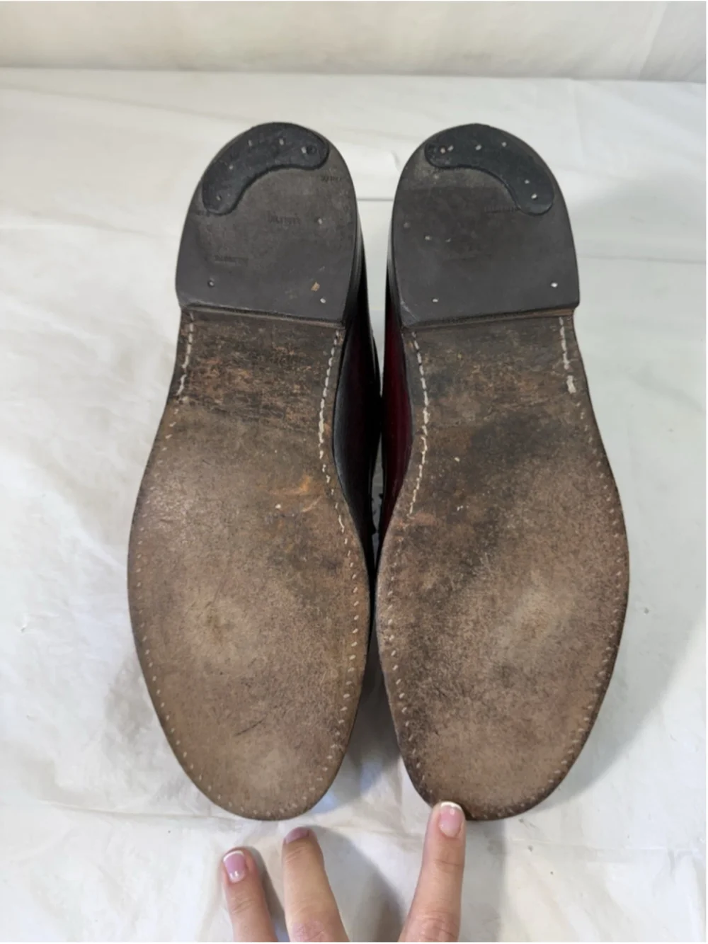 G.H. Bass & Co. Weejuns Logan Shoes Mens Size 9 M Leather Penny Loafers
